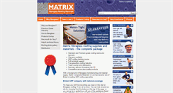 Desktop Screenshot of matrix-roofing.co.uk